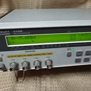 中古☆Agilent☆ HP MILLIOHMMETER ミリオームメーター 4338Bの画像2