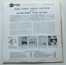 ◆ DAVE PELL Octet Plays Rodgers & Hart ◆ Kapp KL-1025 (dg) ◆ W_画像2