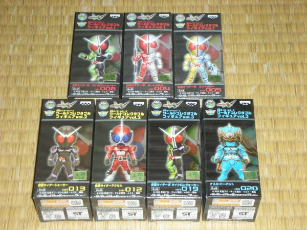 仮面ライダーW ダブル ワールドコレクタブルフィギュア 7種セット サイクロンジョーカー 未開封