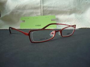 かなりかっこいい眼鏡フレーム！n-label（3003-01）M.レッド。