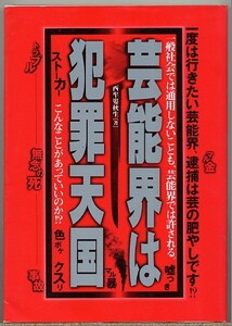 即決◆芸能界は犯罪天国 1度は行きたい芸能界.逮捕は芸の肥やし?