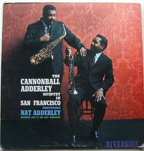 ◆ CANNONBALL ADDERLEY Quintet In San Francisco ◆ Riverside RLP-311 (blue:BGP) ◆