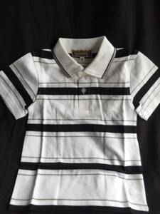 !! balance SOUND KID'S polo-shirt 110cm border black 