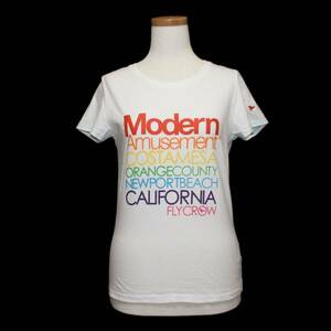 Modern Amusement モダンアミューズメント 「M」 カラフルロゴ Tシャツ ★081670