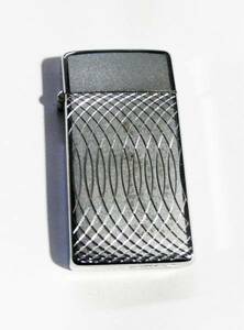 USA50*s~70*s Vintage gas lighter engraving wave pattern 