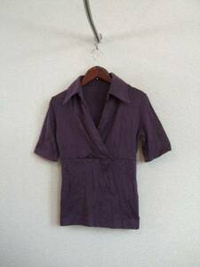 jai guru deva 紫半袖シャツ（USED）22015Z