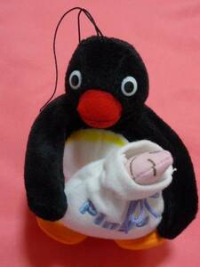 激レア！住友生命 PINGU お魚持った ピングー ぬいぐるみ(非売品)