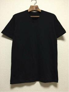 [即決古着]UNIQLO/ユニクロ/Tシャツ/半袖/Vネック/無地/黒/ブラック/M