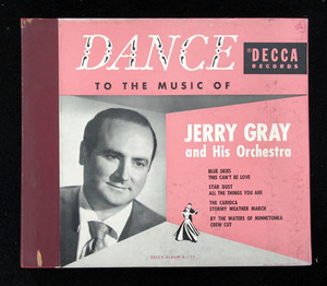  ◆SP盤 ◆4枚組 ◆JERRY GRAY TO THE MUSIC ◆DECCA 米