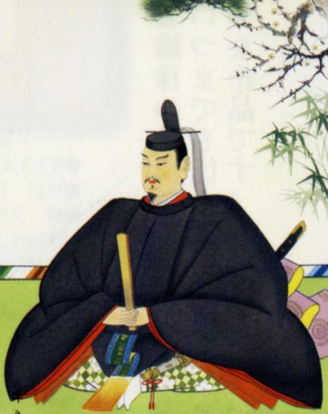 真作】掛軸 無落款 天神図 古美術 逸品 O125