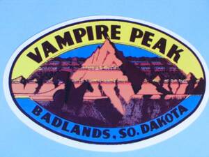 ▽▼01602▼▽＜LABEL＞ダルトン*オールドステイツステッカー＠VAMPIRE PEAK＊SOUTH DAKOTA