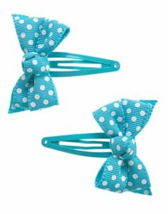  including carriage * new goods * Gymboree * blue * Polka dot * ribbon hairpin *2p*GYMBOREE