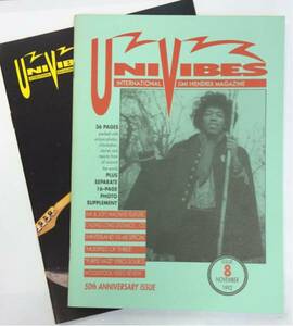 BOOK/JIMI HENDRIX/ UNIVIBES, 50th ANNIVERSARY ISSUE (i404)