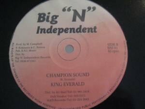 ★King Everald/Champion Sound★KILLER DIGITAL！