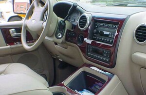 2000-2002 00-02 フォード エクスペディション 39ピースウッドパネル 内装パネル 各色 内装カスタム カバ－カ－ボン 米国製 高品質