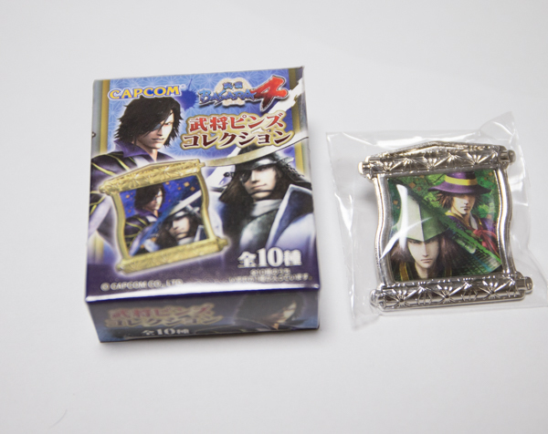 戦国BASARA4 武将ピンズコレクション 毛利元就 未使用品