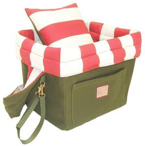 * for pets bicycle carry bag color : khaki green * dog * cat for carry bag * bicycle basket bag 