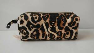  Victoria Secret VICTORIA'S SECRET pouch make-up pouch cosme pouch leopard print Leopard new goods unused * with translation *