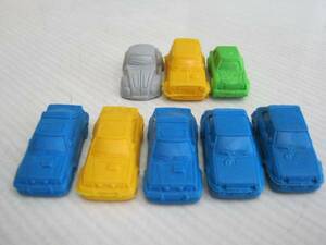 [ supercar eraser foreign automobile (5 kind )8 pcs. set ]⑧