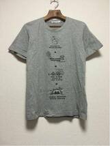 [即決古着]UNIQLO/ユニクロ/UT/Tシャツ/半袖/ヘザーグレー×ブラック/S_画像1