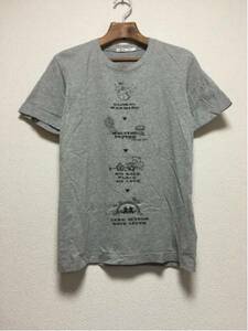 [即決古着]UNIQLO/ユニクロ/UT/Tシャツ/半袖/ヘザーグレー×ブラック/S