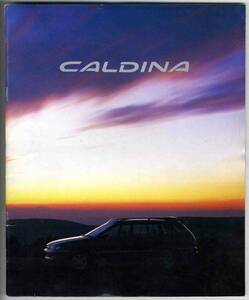 [a6201]96.1 Toyota Caldina catalog ( option catalog attaching )