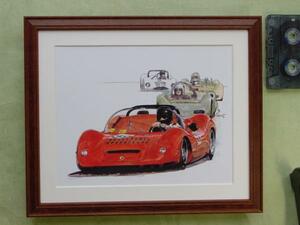 #BOW illustration picture # abarth 1000SP#ABARTH race scenery amount 82#