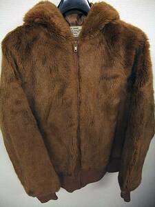 *unision casual* fake fur Zip blouson *