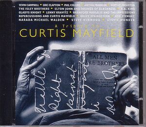 カーティス関連 コンピCD／A Tribute to Curtis Mayfield 1994年