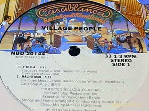 Village People ヴィレッジ・ピープル / Y.M.C.A./US Original/5点以上で送料無料、10点以上で10%割引!!!/12'