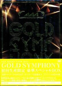 送料無料 新品即決/初回限定盤 AAA ARENA TOUR 2014 -Gold Symphony- (DVD2枚組) (初回生産限定盤) 国内正規品