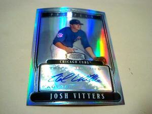 07 BOWMAN STERLING JOSH VITTERS AUTO REF /199 [CHC]