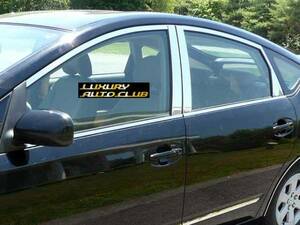 トヨタ プリウス PRIUS 20 クロームウインドウパック TRD 窓枠メッキトリム 鏡面 エアロボディ－トリム 米国製 フルピラ－セット