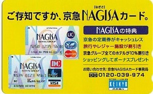 ★京浜急行（NAGISAカード）のテレカ★