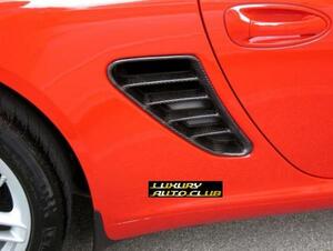  Porsche 987 Cayman carbon duct vent aero spoiler intake cover real carbon twill . body parts exterior custom 