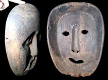 インドネシア・特価スマトラ島南部ランプン州の祖霊像仮面(A)_画像3