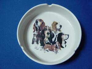 * basset hound ash tray ashtray case also *