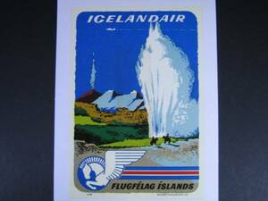 ▽▼55901▼▽＜LE*トラベルステッカー＞WINGS OF THE WORLD*ICELAND AIR