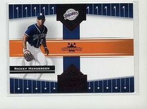 Donruss Champions Impressions Red #311 Rickey Henderson 075/