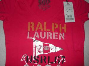 * new goods * Ralph Lauren pink T-shirt regular price 7245 jpy S