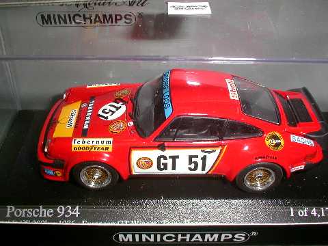 美品 MINICHAMPS ミニチャンプス　ポルシェ 934  1/12 2025年最新】Yahoo!オークション -ミニチャンプス ポルシェ934の