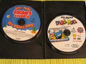  America made MR.BUMP&Stickers&Posters. English version CD rom 2 pieces set 