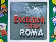 ▽▼53002▼▽＜LE*トラベルステッカー＞GRAND HOTELS*EXCELSIOR HOTEL ROMA_画像1