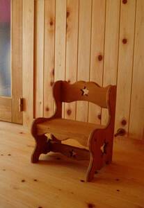  handmade * for children Country chair -* star Country furniture 