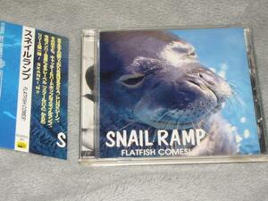 [難アリ]★SNAILRAMP(スネイルランプ)【FLATFISH COMES!(フラットフィッシュ・カムズ!)】CDS・・・step by step/break away/jet walk(live)