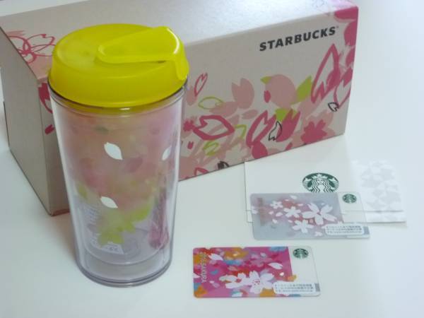 スタバ 2015 サーモインク タンブラー さくら 2016 さくら カード ペール チアリー