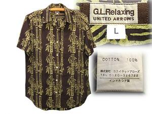 ユナイテッドアローズ(UNITED ARROWS）竹柄BDシャツ