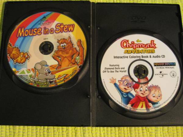 アメリカ製Chipmunk＆Mouse in a Stewの英語版CDロム２枚セット
