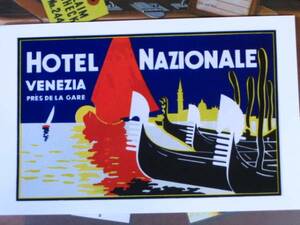 ▽▼20004▼▽＜LABEL＞ＬＥ*トラベルステッカーズＩＴＡＬＹ＠HOTEL NAZIONALE＊VENEZIA