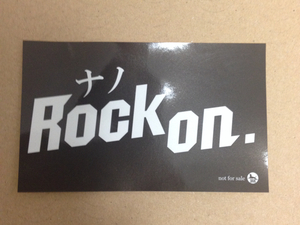 Rock on. nano not for sale sticker 